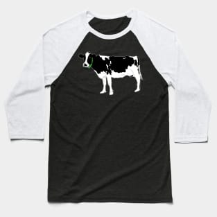 black and white cow Baseball T-Shirt